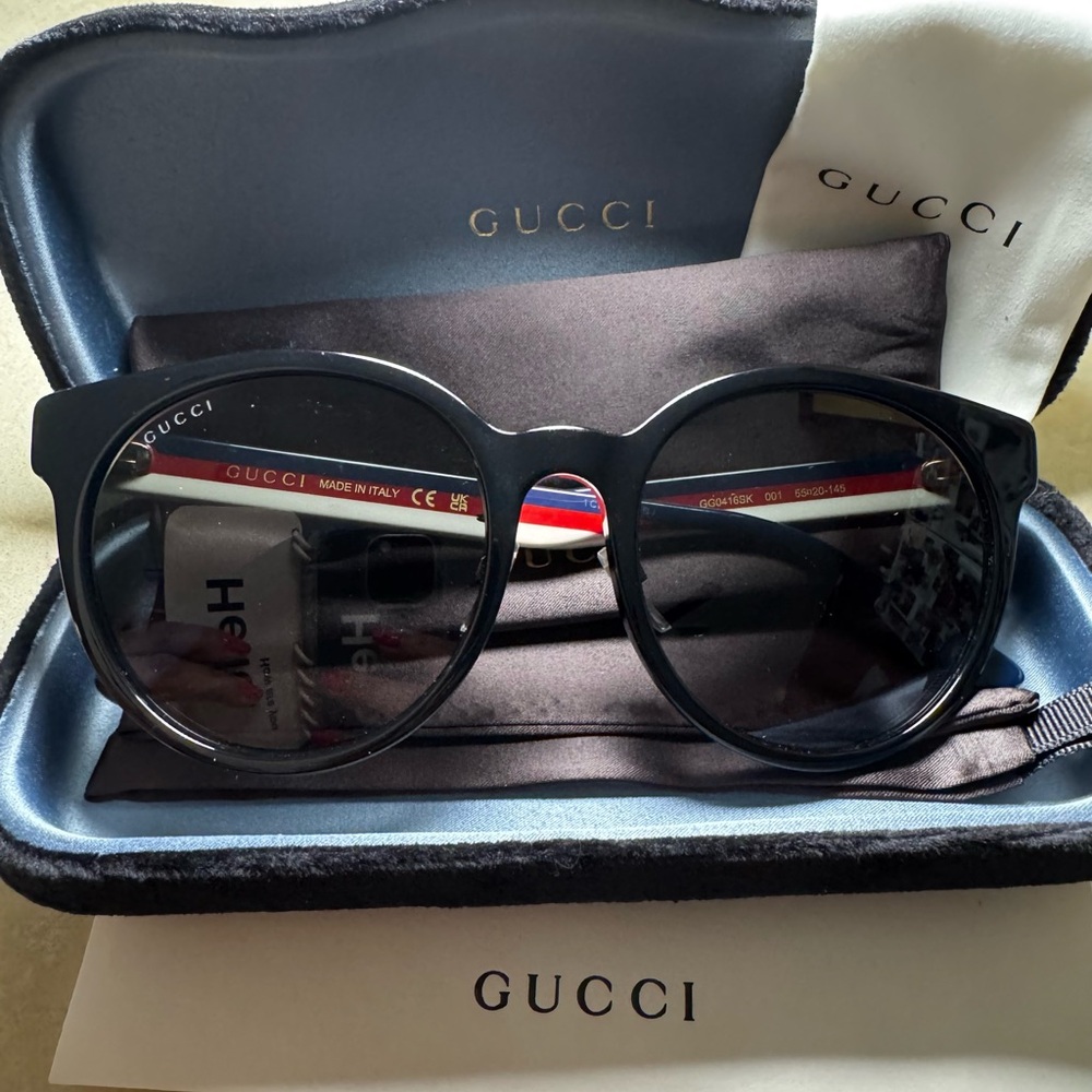 Gucci GG0416SK Round Oversized Sunglasses New